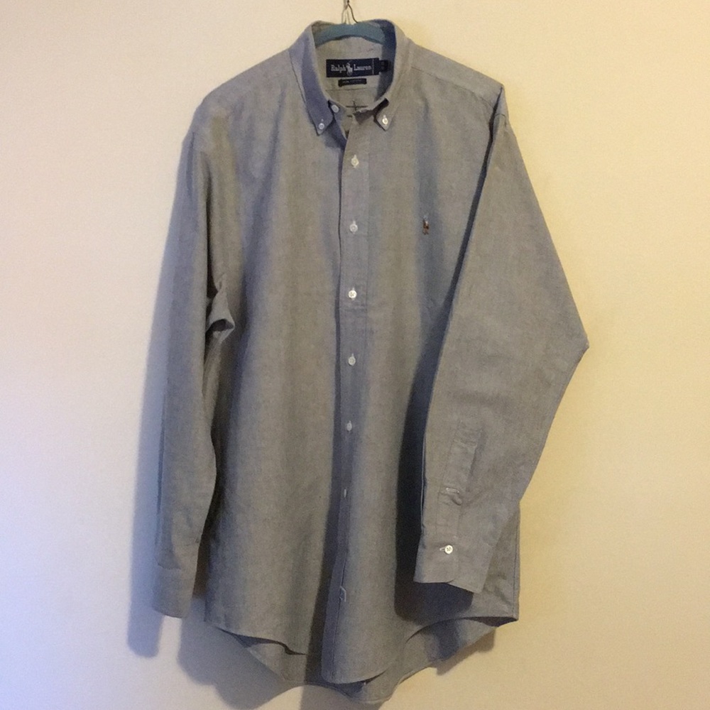 Ralph Lauren Metal Blue Men's Dress Shirt